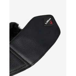 Cloches LeMieux Mouton et Simili-Cuir Noir