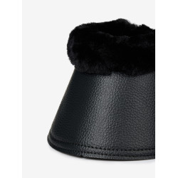 Cloches LeMieux Mouton et Simili-Cuir Noir