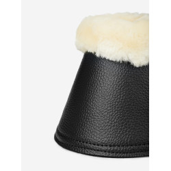 Cloches LeMieux Mouton et Simili-Cuir Noir / naturel