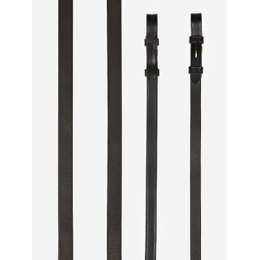 Rênes en caoutchouc Ultragrip LeMieux Kris Marron