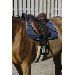 Tapis de selle Equithème Shiny Bleu marine Tapis de selle Equithème Shiny Bleu marine
