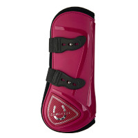 Ensemble guêtres et protège-boulets Lami-Cell LC Framboise Rouge