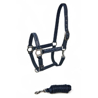 Licol + longe Lami-Cell Classical Bleu marine Licol + longe Lami-Cell Classical Bleu marine