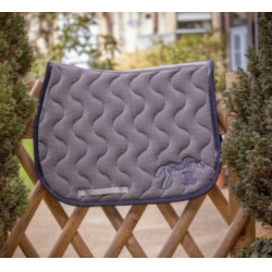 Tapis de selle Pénélope Classique Gris chiné Tapis de selle Pénélope Classique Gris chiné