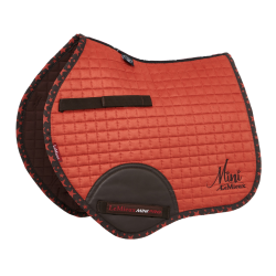 Tapis Mini LeMieux Suede Jump Square Sienna Rouge