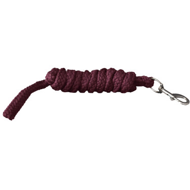 Longe tressée unie boucle blanche Canter Longe tressée unie boucle blanche Canter