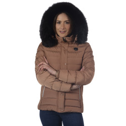 Parka femme Sarnia Flags & Cup Moka Marron Parka femme Sarnia Flags & Cup Moka Marron