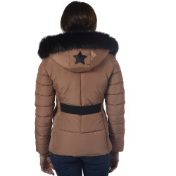 Parka femme Sarnia Flags & Cup Moka Marron Parka femme Sarnia Flags & Cup Moka Marron