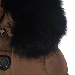 Parka femme Sarnia Flags & Cup Moka Marron Parka femme Sarnia Flags & Cup Moka Marron