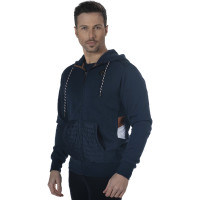 Sweat zippé homme Gambo Flags & Cup Bleu marine Sweat zippé homme Gambo Flags & Cup Bleu marine