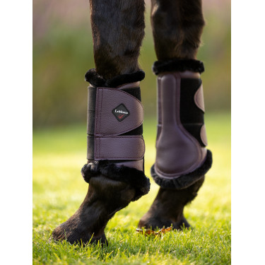 Guêtres Lemieux confort fourrure Figue Violet Guêtres Lemieux confort fourrure Figue Violet