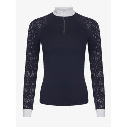 Polo de concours LeMieux Olivia manches longues Bleu marine Polo de concours LeMieux Olivia manches longues Bleu marine