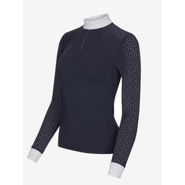 Polo de concours LeMieux Olivia manches longues Bleu marine Polo de concours LeMieux Olivia manches longues Bleu marine