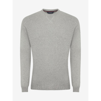 Pull col rond LeMieux homme Gris