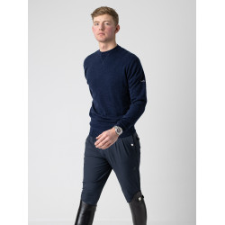 Pull col rond LeMieux homme Bleu marine