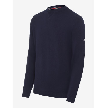 Pull col rond LeMieux homme Bleu marine
