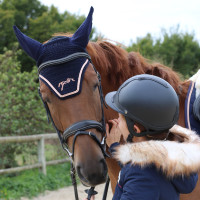 Bonnet Pénélope Flycotton Marine / rose Bonnet Pénélope Flycotton Marine / rose