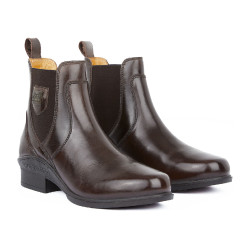 Boots Cuir Neptune femme B Vertigo Marron foncé