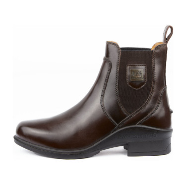 Boots Cuir Neptune femme B Vertigo Marron foncé