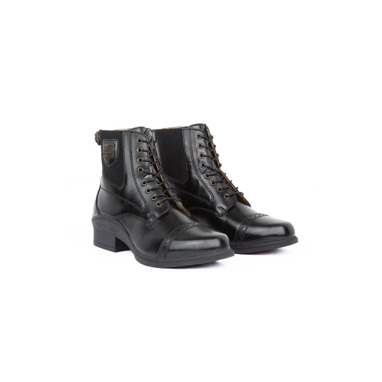 Boots Cuir lacets devant Jupiter femme B Vertigo