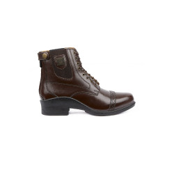 Boots Cuir lacets devant Jupiter femme B Vertigo Marron foncé Boots Cuir lacets devant Jupiter femme B Vertigo Marron foncé
