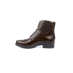 Boots Cuir lacets devant Jupiter femme B Vertigo Marron foncé Boots Cuir lacets devant Jupiter femme B Vertigo Marron foncé