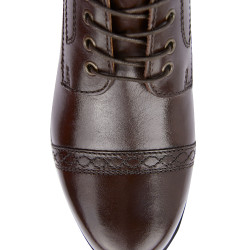 Boots Cuir lacets devant Jupiter femme B Vertigo Marron foncé Boots Cuir lacets devant Jupiter femme B Vertigo Marron foncé