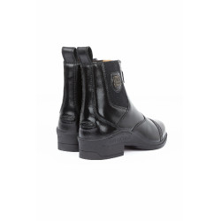 Boots Cuir fermeture éclair Saturn femme B Vertigo Noir