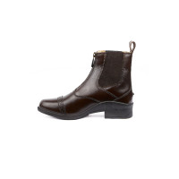 Boots Cuir fermeture éclair Saturn femme B Vertigo Marron foncé