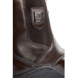 Boots Cuir fermeture éclair Saturn femme B Vertigo Marron foncé