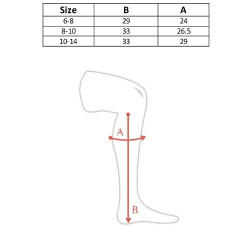 Mini-chaps synthétiques pour adolescents Billie Horze Noir Mini-chaps synthétiques pour adolescents Billie Horze Noir