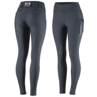 Legging d'équitation avec passants de ceinture Gia femme B Vertigo Bleu marine foncé