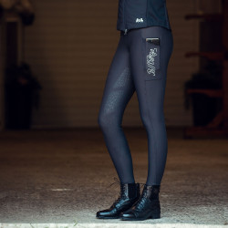 Legging d'équitation avec passants de ceinture Gia femme B Vertigo Bleu marine foncé Legging d'équitation avec passants de ceinture Gia femme B Vertigo Bleu marine foncé