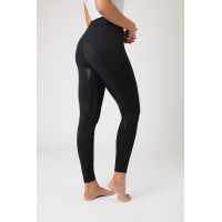 Collant d'équitation fond intégral avec silicone Madison femme Horze Noir Collant d'équitation fond intégral avec silicone Madison femme Horze Noir