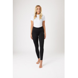 Collant d'équitation fond intégral avec silicone Madison femme Horze Noir Collant d'équitation fond intégral avec silicone Madison femme Horze Noir