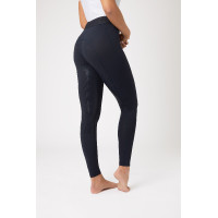 Collant d'équitation fond intégral avec silicone Madison femme Horze Noir Collant d'équitation fond intégral avec silicone Madison femme Horze Noir