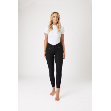 Léger pantalon à basanes cuir extensible Angelina femme Horze Léger pantalon à basanes cuir extensible Angelina femme Horze
