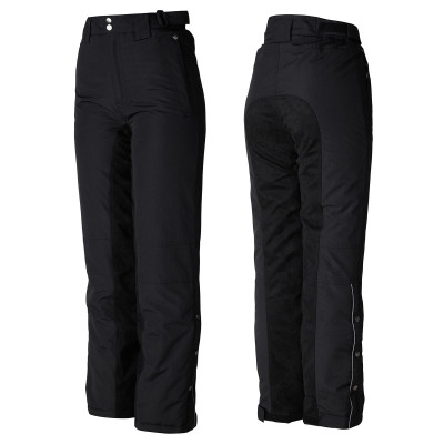 Pantalon d'équitation d'hiver matelassé Cheyenne femme Horze Noir