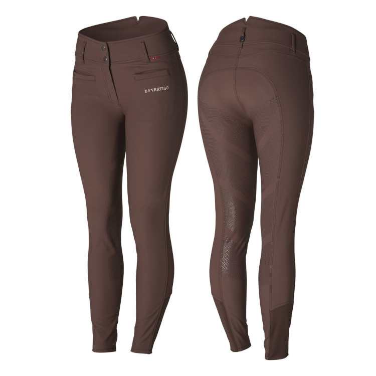 Pantalon d'équitation thermique Fond Intégral Silicone Tiffany femme B Vertigo