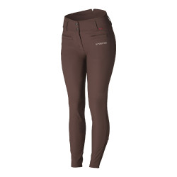 Pantalon d'équitation thermique Fond Intégral Silicone Tiffany femme B Vertigo Chocolat Marron Pantalon d'équitation thermique Fond Intégral Silicone Tiffany femme B Vertigo Chocolat Marron