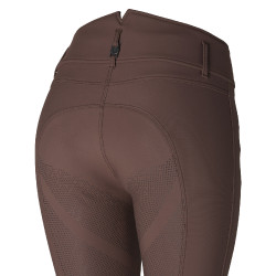 Pantalon d'équitation thermique Fond Intégral Silicone Tiffany femme B Vertigo Chocolat Marron Pantalon d'équitation thermique Fond Intégral Silicone Tiffany femme B Vertigo Chocolat Marron