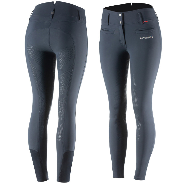 Pantalon d'équitation thermique Fond Intégral Silicone Tiffany femme B Vertigo