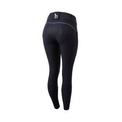 Pantalon d'équitation taille haute fond intégral silicone Aubrey femme Horze