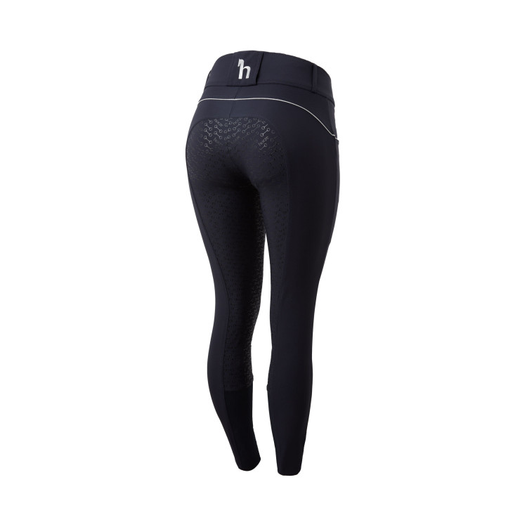 Pantalon d'équitation taille haute fond intégral silicone Aubrey femme Horze