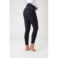 Pantalon d'équitation taille haute fond intégral silicone Aubrey femme Horze Bleu marine foncé Pantalon d'équitation taille haute fond intégral silicone Aubrey femme Horze Bleu marine foncé