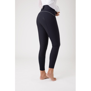 Pantalon d'équitation taille haute fond intégral silicone Aubrey femme Horze Pantalon d'équitation taille haute fond intégral silicone Aubrey femme Horze