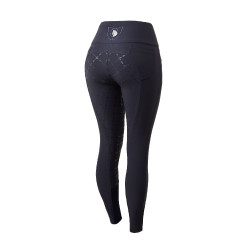 Pantalon à fond peau Désirée silicone et taille haute femme Horze