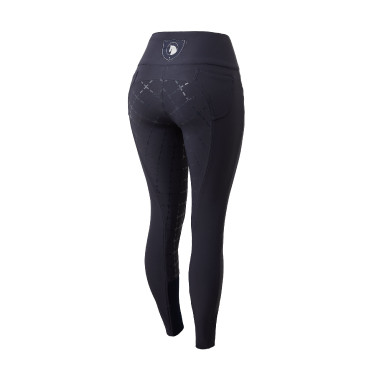 Pantalon à fond peau Désirée silicone et taille haute femme Horze Pantalon à fond peau Désirée silicone et taille haute femme Horze