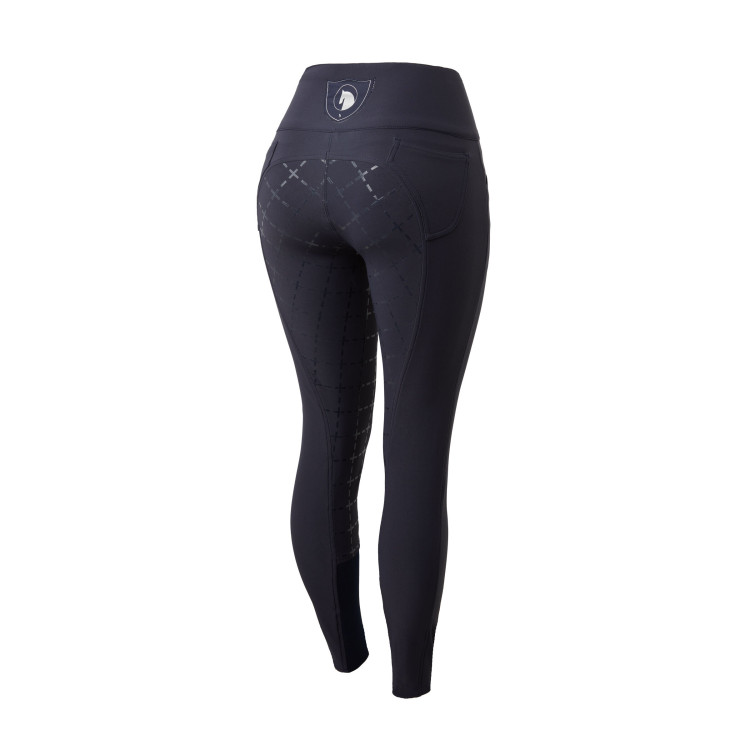 Pantalon à fond peau Désirée silicone et taille haute femme Horze