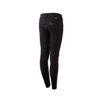 Pantalon d'équitation Grand Prix à fond intégral Silicone enfant Horze Noir